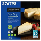 Chefs Larder New York Cheesecake 1.8kg  Adomoo